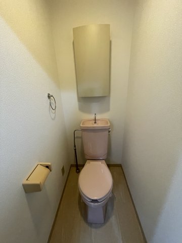 トイレ　同マンション反転タイプの間取り写真