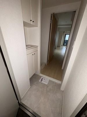 玄関　明るい玄関です