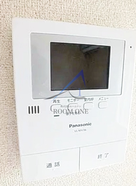 セキュリティ　モニター付きインターホンです。
