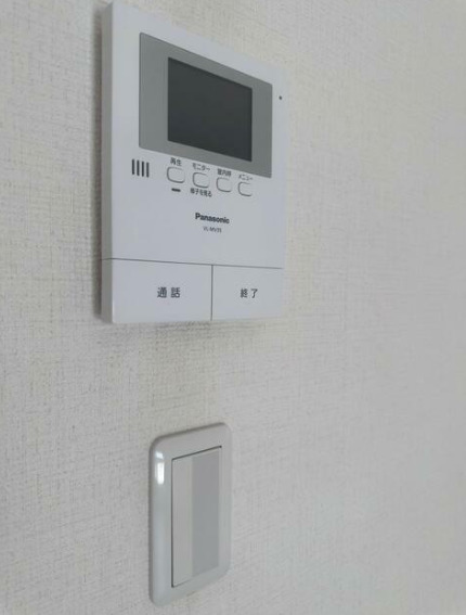 セキュリティ　モニター付きインターホンです
