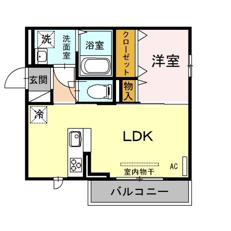 D-roomSUMON弁天橋Iの間取り写真