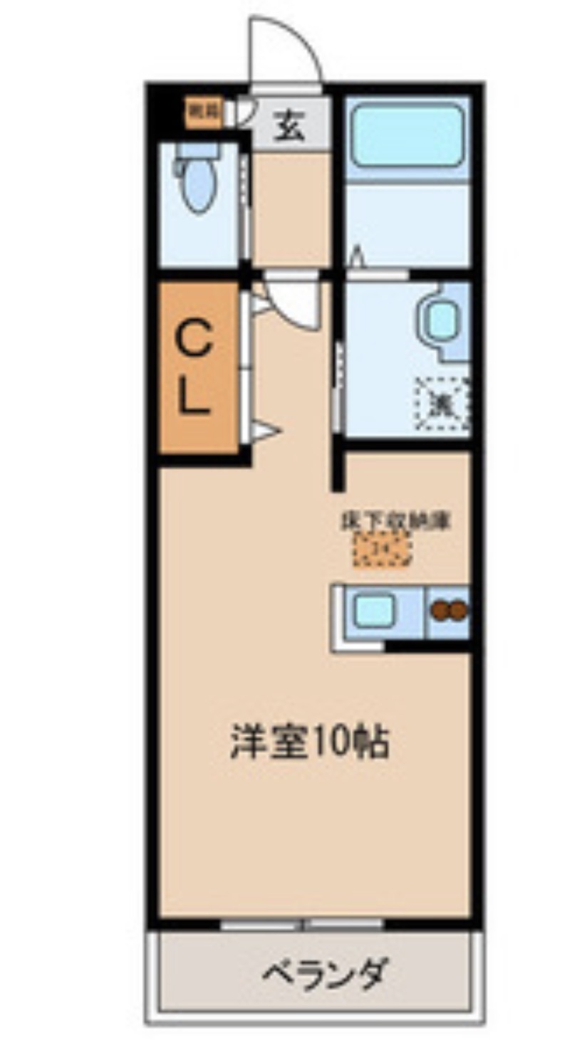 西武新宿線 沼袋駅 徒歩8分 3階建 築16年の間取り写真