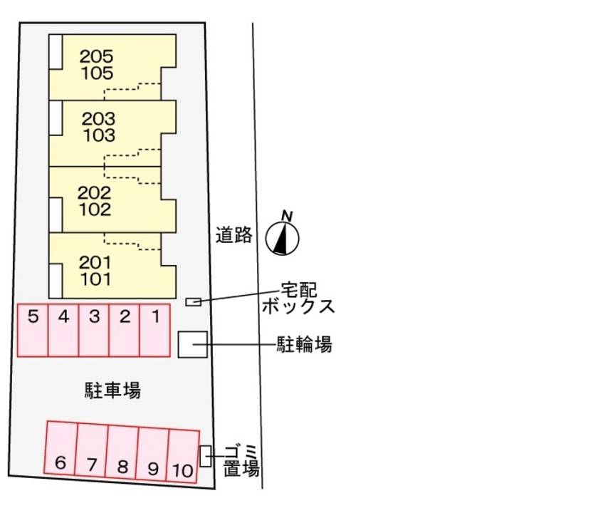 駐車場　駐車場配置図.