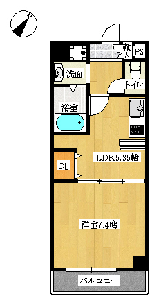 MuMoMi上沢の間取り写真