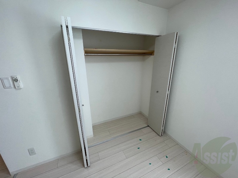 収納　クローゼット。荷物がたくさんあっても問題ないですね。