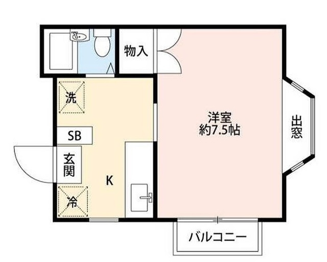 ＪＲ総武本線 東千葉駅 徒歩12分 2階建 築38年の間取り写真
