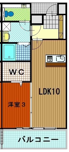 那珂郡東海村舟石川駅東のマンションの間取り