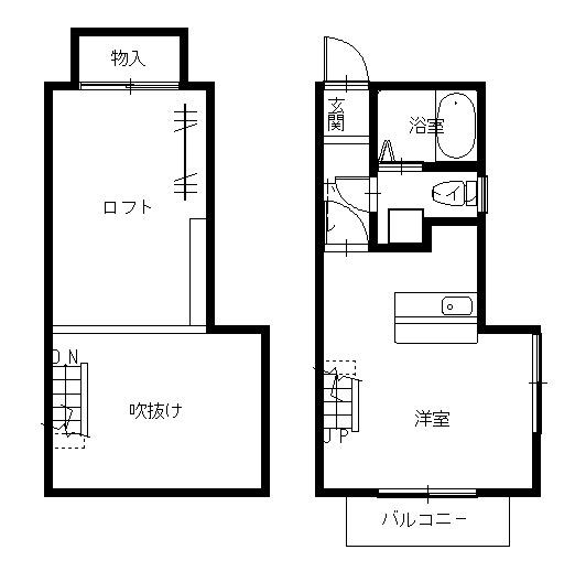 【コンフォート白鳥の間取り】