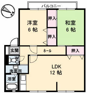 サンガーデンひあさC棟の間取り