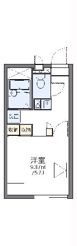 レオパレスポーラーベアの間取り