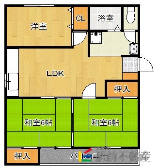 第一矢野コーポの間取り