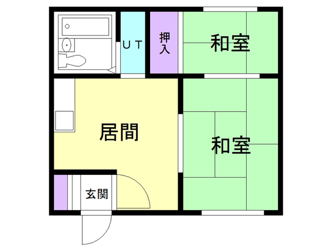 港北ハイツの間取り