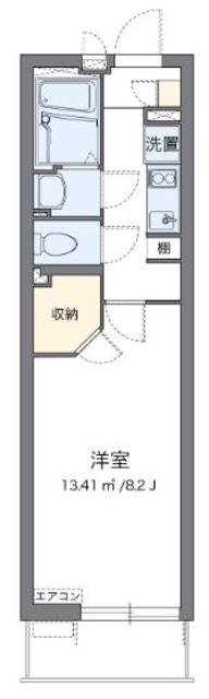 海老名市東柏ケ谷のアパートの間取り