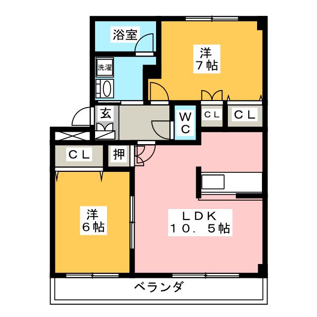 プロニティＡＯＫＩの間取り