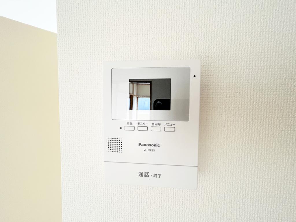 セキュリティ　安全性↑のモニター付きインターホン♪