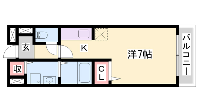 【タウニー北条２の間取り】