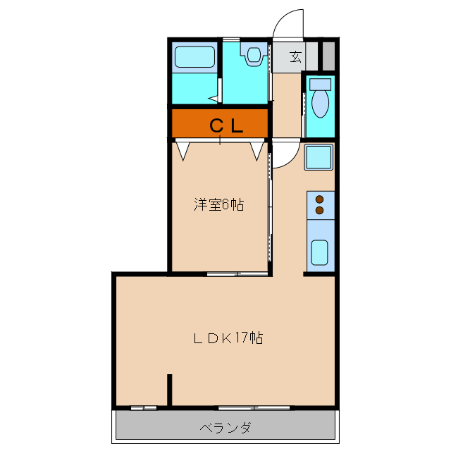 アネシス東屋の間取り