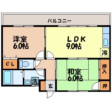 カーサベルデ（辻町）の間取り