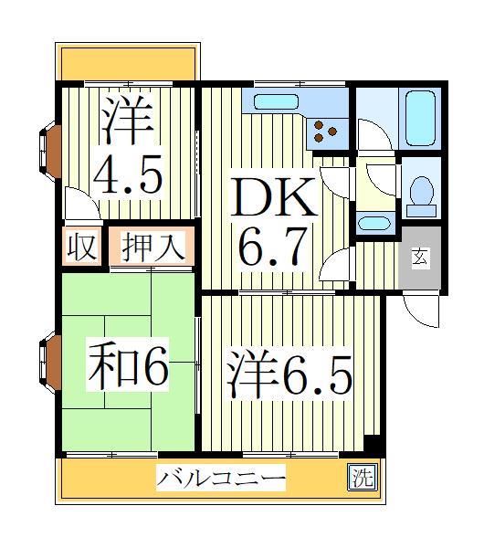 ロイヤルセピアIIの間取り