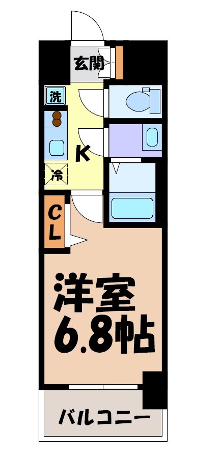 SOLメイクス浄心天神山の間取り