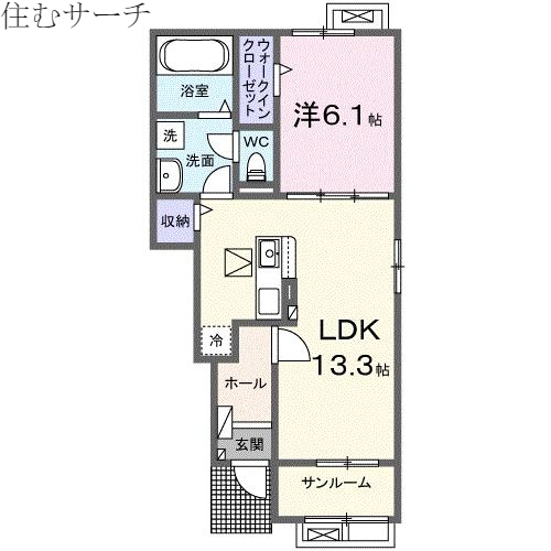 アスパイアリングＤの間取り