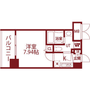 大阪市浪速区芦原のマンションの間取り