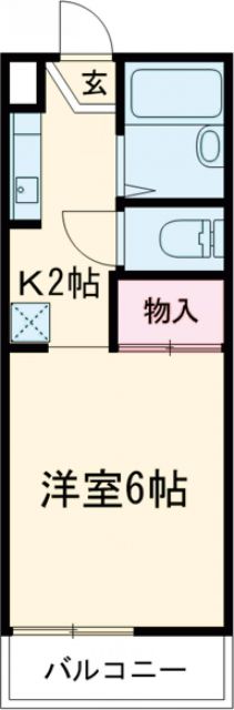 三重郡朝日町大字縄生のアパートの間取り