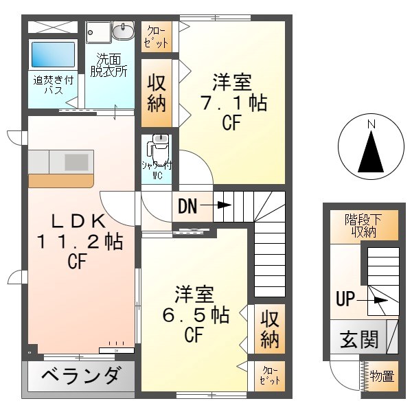 コモドパラッツォＡの間取り