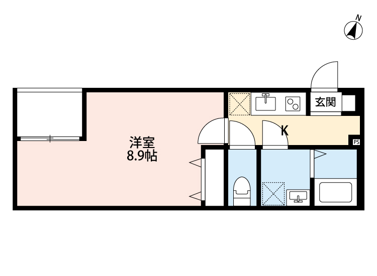 ルーモ松戸の間取り