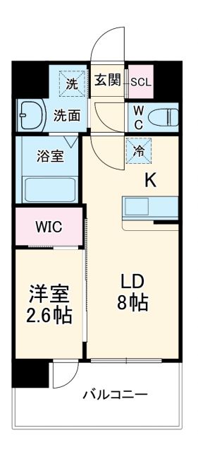 セレニテ放出リアンの間取り