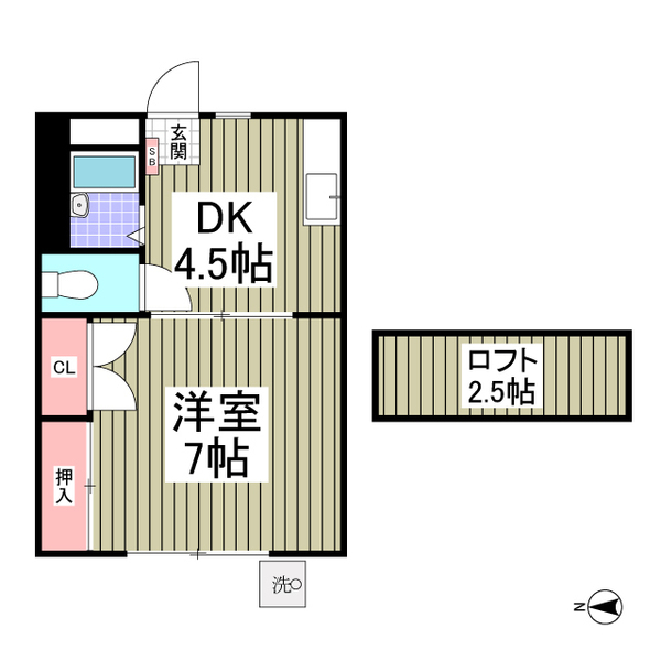 リブレス草加Vの間取り