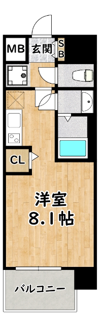 セレニテ十三ミラクの間取り