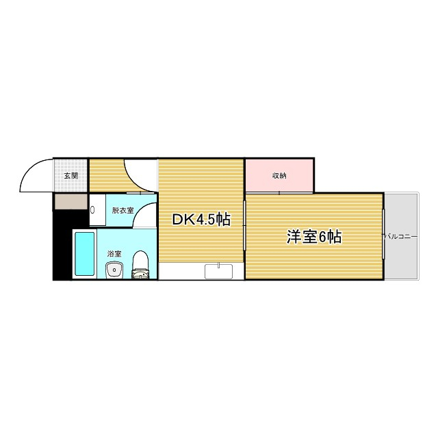 豊中市庄内東町のマンションの間取り