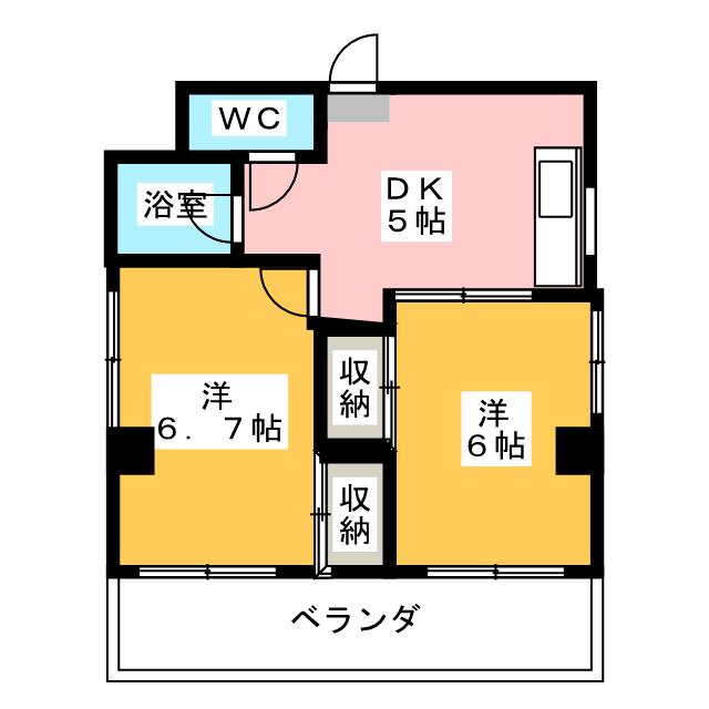 ハイムコウヤの間取り