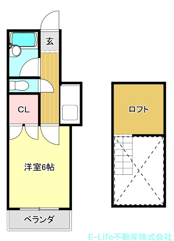 Ｂ-ｅａｓｔ尾ノ上の間取り