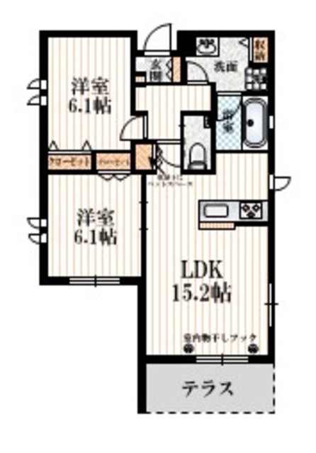 杉並区浜田山のマンションの間取り