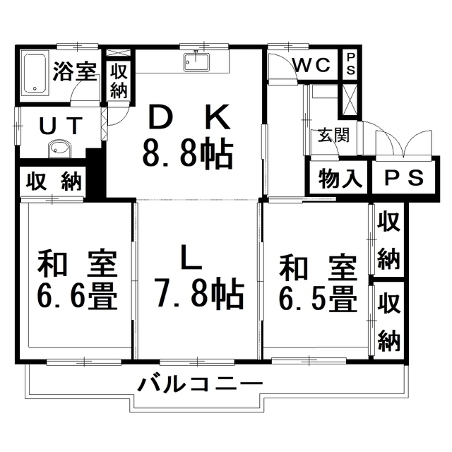 Ｌａ．Ｃａｒｎａの間取り