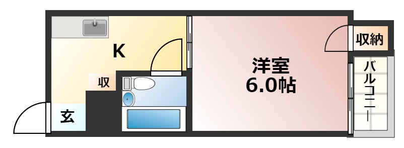 コーポラス寺町の間取り