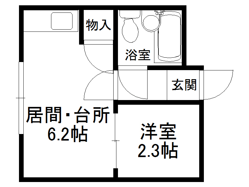 プランドールとかちの間取り