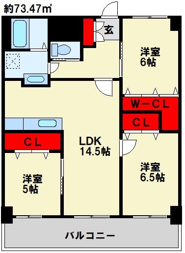 メディプラカーサの間取り