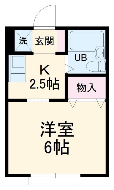 朝霞市東弁財のアパートの間取り