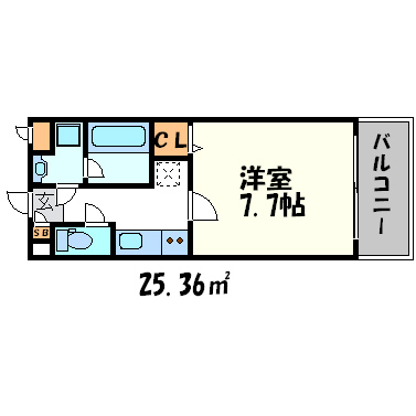 メゾンhanahanaの間取り写真