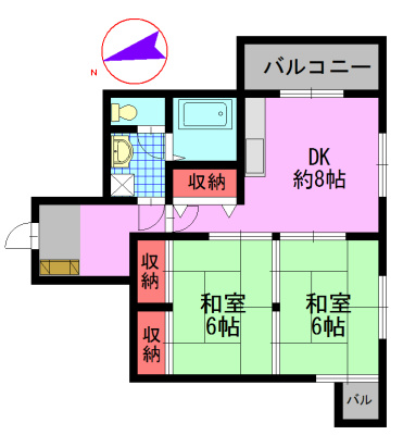 霧ヶ丘芙陽グランドマンションの間取り