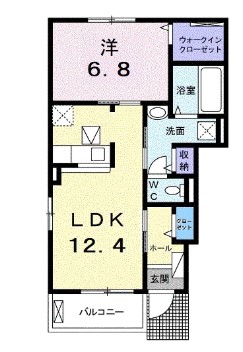 (仮称)山田町下谷上ルタンアパートの間取り