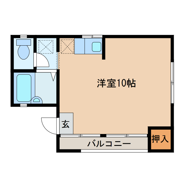 中津参番館Ａ棟の間取り