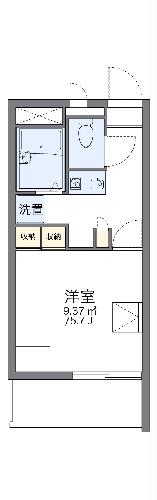 レオパレスグリーンシティの間取り