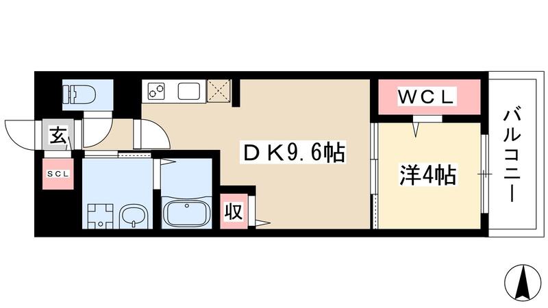 ロイヤルスクエア徳川の間取り