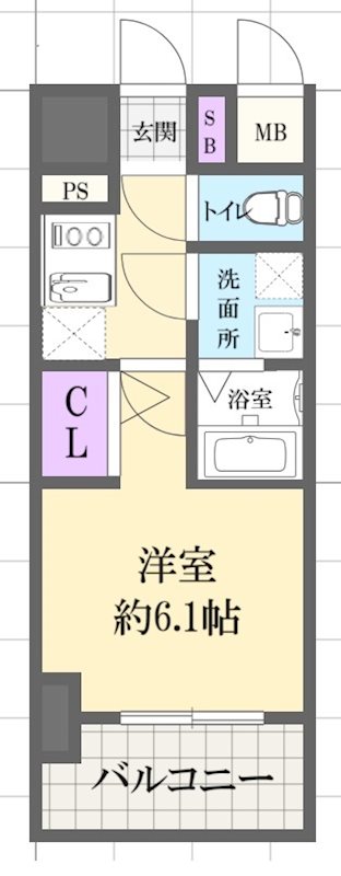 エスリード神戸大倉山ヒルズの間取り