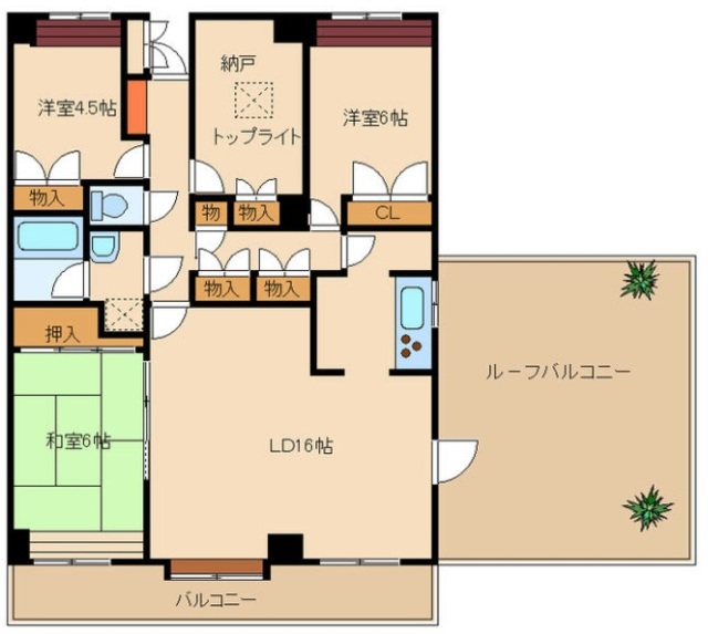 フォレスター新百合ヶ丘の間取り