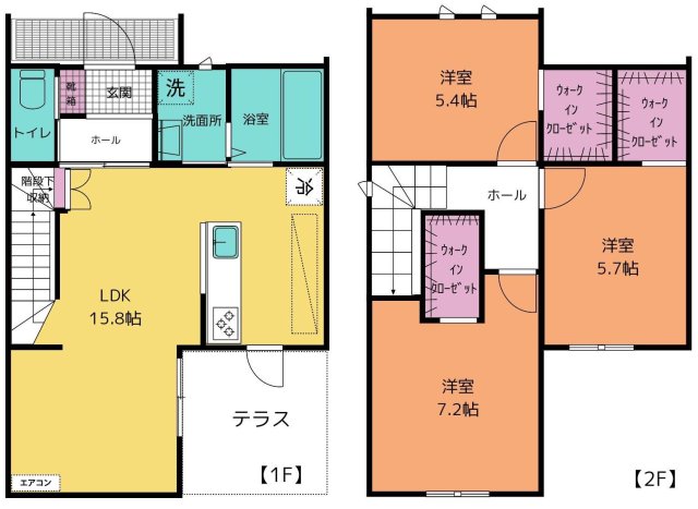 【ＣＲＥＡ　ｅｍｕ　Ｂ棟の間取り】